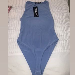 Double Layer Racer Neck Bodysuit